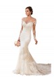 Long Sleeves Ivory Mermaid Sweetheart Wedding Gowns Maidstone