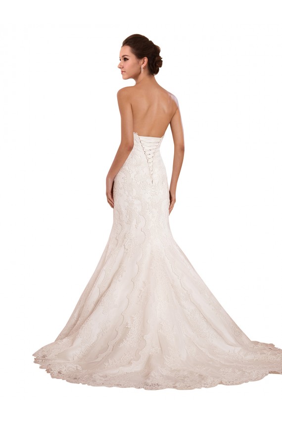 Sleeveless Ivory Mermaid Sweetheart Sexy Wedding Dress Maidstone