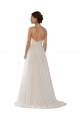 Sleeveless Ivory A-Line Tulle Illusion Neck Wedding Dress Maidstone