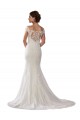 Cap Sleeves Ivory Mermaid Off the Shoulder Boho Wedding Dress Maidstone