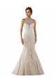 Sleeveless Ivory Mermaid Sweetheart Bridal Gown Maidstone
