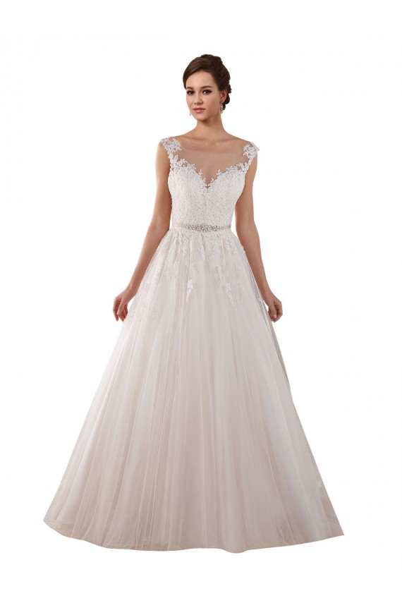 Sleeveless Ivory Keyhole Back Ball Gown Sweetheart Wedding Dress Maidstone