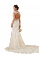Sleeveless Ivory Keyhole Back Mermaid Sweetheart Modern Wedding Dress Maidstone