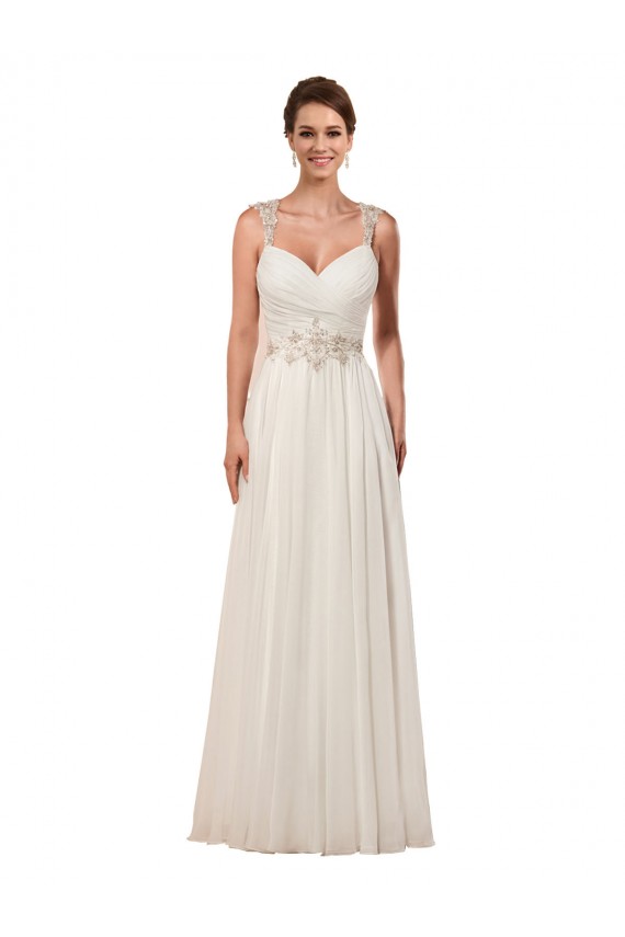 Sleeveless Ivory Keyhole Back Sheath Sweetheart Wedding Dress Maidstone