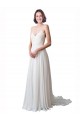 Sleeveless Ivory A-Line Spaghetti Straps Beach Wedding Dress Maidstone