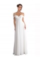 Sleeveless Ivory A-Line Off the Shoulder Wedding Dresses Maidstone