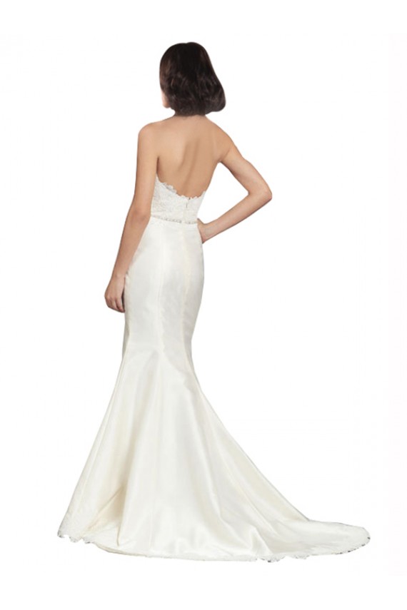 Sleeveless Ivory Trumpet Sweetheart Bridal Dress Maidstone