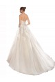 Sleeveless Ivory & Champagne A-Line Strapless Wedding Dress Maidstone