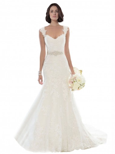 Sleeveless White Mermaid Off the Shoulder Beach Wedding Dress Maidstone