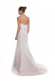 Sleeveless Ivory & Pink Mermaid Strapless Beach Wedding Dress Maidstone