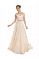 Sleeveless Ivory A-Line Off the Shoulder Beach Wedding Dress Maidstone