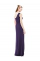 Sleeveless Grape A-Line One Shoulder Evening Dress / Bridesmaid Dress Maidstone