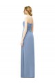 Sleeveless Dusty Blue A-Line Strapless Formal Dresses / Bridesmaid Dresses Maidstone