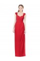 Cap Sleeves Red A-Line Sweetheart Formal Dress / Bridesmaid Dress Maidstone