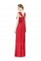 Cap Sleeves Red A-Line Sweetheart Formal Dress / Bridesmaid Dress Maidstone