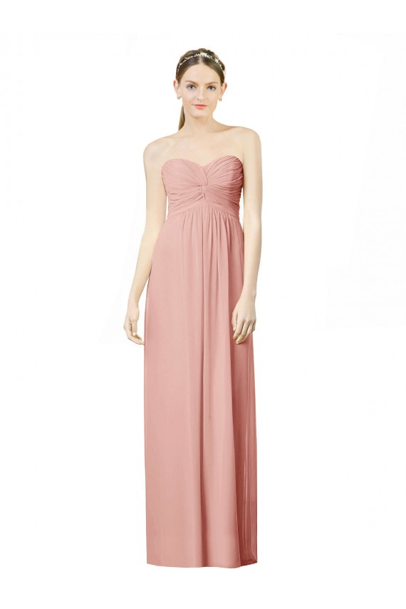 Sleeveless Bliss Pink A-Line Sweetheart Bridesmaid Dress Maidstone