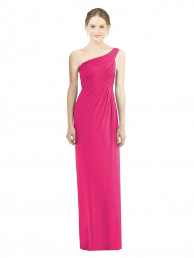 Sleeveless Azalea Sheath One Shoulder Bridesmaid Dress Maidstone