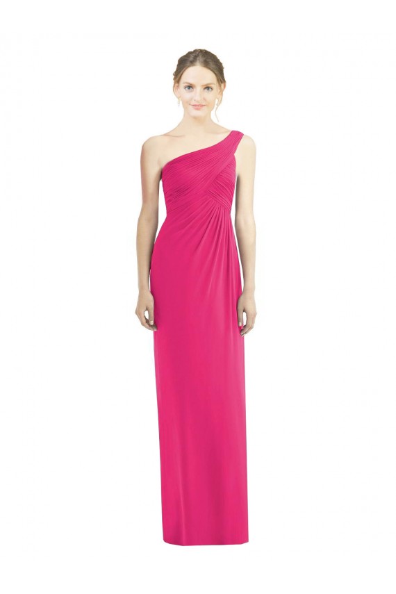 Sleeveless Azalea Sheath One Shoulder Bridesmaid Dress Maidstone