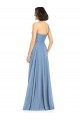Sleeveless Dusty Blue A-Line One Shoulder Formal Dress / Bridesmaid Dress Maidstone