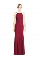Sleeveless Burgundy Mermaid Spaghetti Straps Bridal Party Dress Maidstone