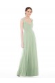 Cap Sleeves Sage A-Line Sweetheart Formal Dress / Bridesmaid Dress Maidstone