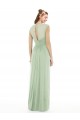 Cap Sleeves Sage A-Line Sweetheart Formal Dress / Bridesmaid Dress Maidstone