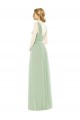 Sleeveless Sage A-Line Spaghetti Straps Bridal Party Dress Maidstone