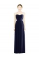 Sleeveless Dark Navy A-Line Sweetheart Formal Evening Gown / Bridesmaid Dress Maidstone