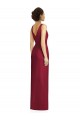 Sleeveless Frost V-Back Sheath V-Neck Bridesmaid Dress Maidstone