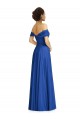 Cap Sleeves Royal Blue A-Line Off the Shoulder Semi Formal Evening Dress / Bridesmaid Dress Maidstone