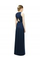 Sleeveless Salmon A-Line Halter Neck Bridesmaid Dress Maidstone