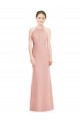 Sleeveless Bliss Pink Mermaid Halter Neck Bridesmaid Dress Maidstone