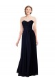 Sleeveless Dark Navy A-Line Sweetheart Formal Dress / Bridesmaid Dress Maidstone