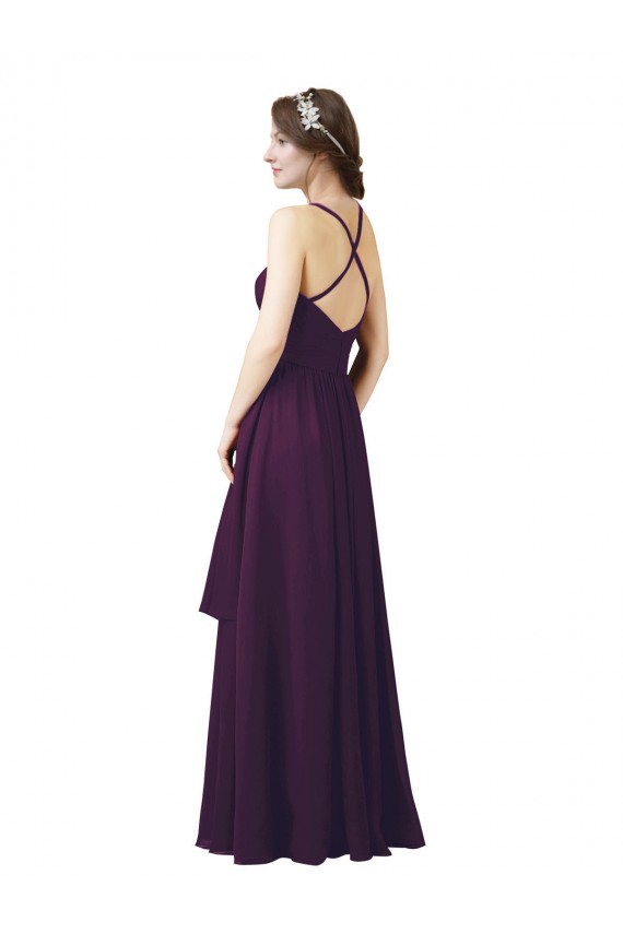 Sleeveless Grape Sheath Sweetheart Bridesmaid Dress Maidstone
