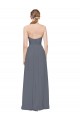 Sleeveless Slate Grey A-Line Sweetheart Bridesmaid Dress Maidstone