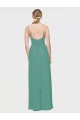 Sleeveless Icelandic Silver A-Line Spaghetti Straps Bridesmaid Dress / Evening Dress Maidstone