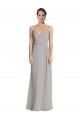 Sleeveless Silver Sheath Spaghetti Straps Bridesmaid Dress Maidstone