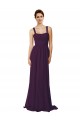 Sleeveless Grape A-Line Spaghetti Straps Bridesmaid Dress Maidstone