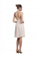 Sleeveless Cream Pink A-Line Halter Neck Bridesmaid Dress Maidstone