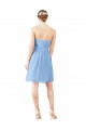 Sleeveless Periwinkle Open Back A-Line Sweetheart Bridesmaid Dress Maidstone