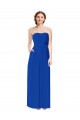 Sleeveless Royal Blue Open Back Sheath Sweetheart Bridesmaid Dress Maidstone