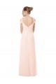 Sleeveless Pink Keyhole Back A-Line Off the Shoulder Bridesmaid Dress / Evening Dress Maidstone