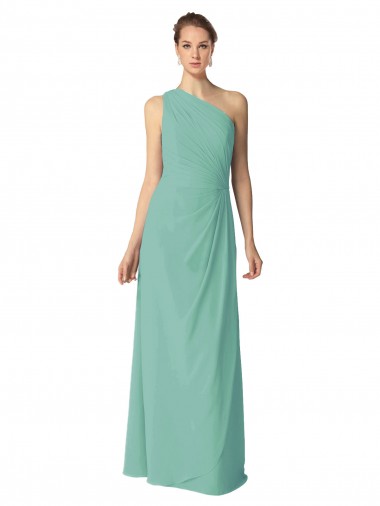 Sleeveless Jade A-Line One Shoulder Bridesmaid Dress Maidstone
