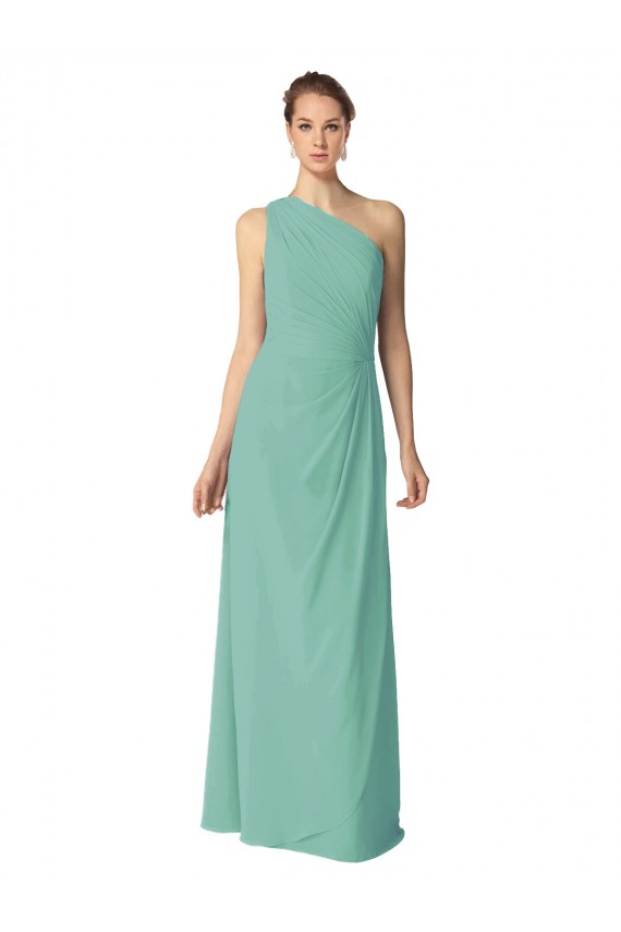 Sleeveless Jade A-Line One Shoulder Bridesmaid Dress Maidstone