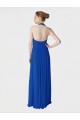 Sleeveless Royal Blue A-Line Halter Neck Evening Dress / Bridesmaid Dress Maidstone