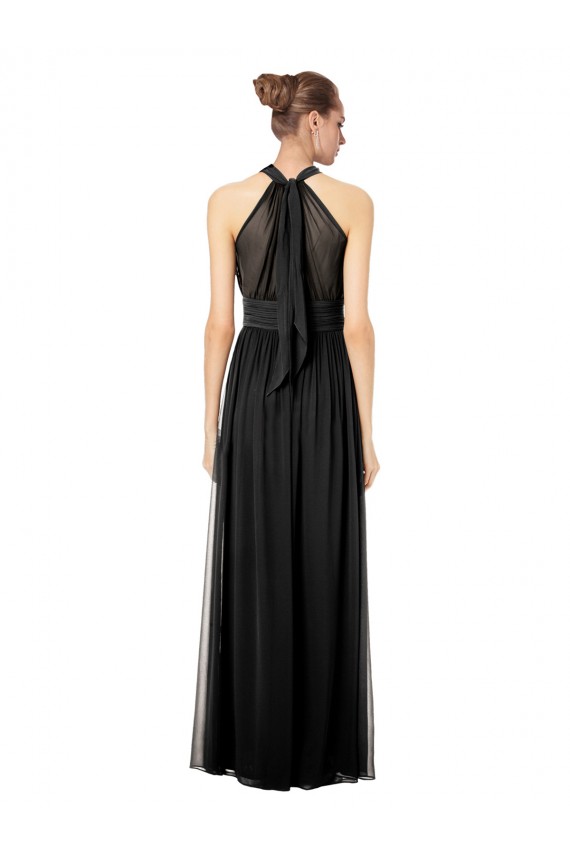 Sleeveless Hunter Keyhole Back A-Line Halter Neck Bridesmaid Dress Maidstone