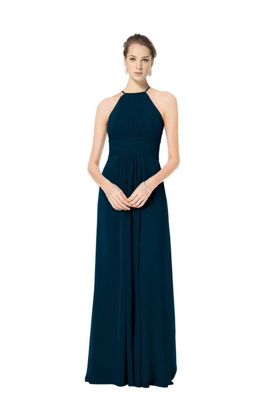 Sleeveless Midnight Green A-Line Spaghetti Straps Bridesmaid Dress Maidstone