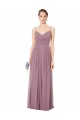 Sleeveless Pink Open Back A-Line Spaghetti Straps Bridesmaid Gowns Maidstone