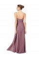 Sleeveless Pink Open Back A-Line Spaghetti Straps Bridesmaid Gowns Maidstone
