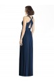 Sleeveless Dark Navy A-Line Chiffon V-Neck Bridesmaid Dress Maidstone